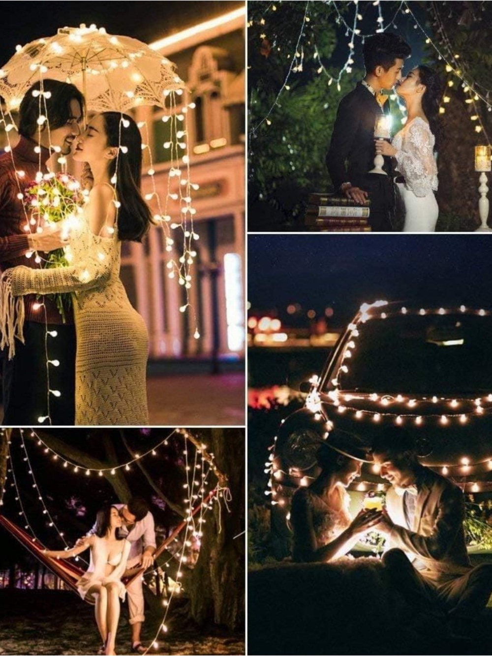 Warm White String Fairy Lights - Romantic LED Curtain & Decor